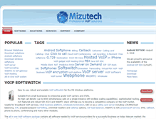 Tablet Screenshot of mizu-voip.com